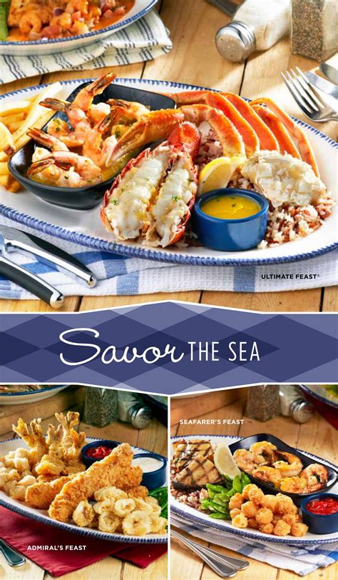 Red Lobster Menu | ClickTheCity Food & Drink