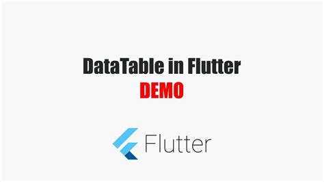 Flutterflow DataTable 的图像结果