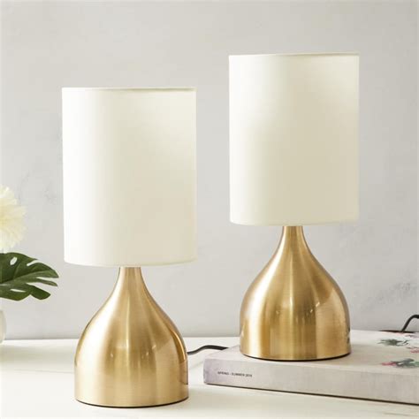 Buy Albama Vogue Metal Set of 2 Touch Table Lamps from Home Centre at ...