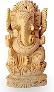 Buy Clay Ganesh Idol for Ganesh Chaturthi 8.5 inch | Water Soluble ...