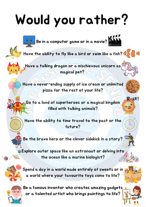 Children icebreaker questions would you rather questions bundle 2 – Artofit