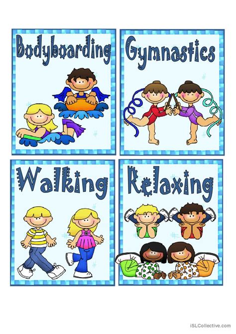 Free Time Activities 的图像结果