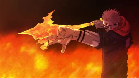 Fire Arrow Sukuna Jujutsu Kaisen Live Wallpaper - MoeWalls