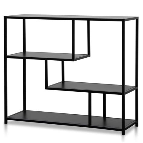 Alexson Black Metal Industrial Shelving Unit | Interior Secrets