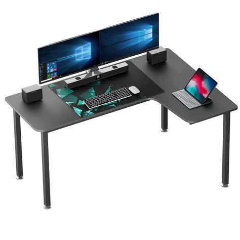 Buy DESIGNA60 Inch L Shaped Gaming Desk, Corner Computer Desk, Home ...