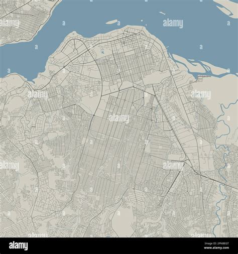 Kinshasa map, capital city of Democratic Republic of Congo. Municipal administrative area map ...