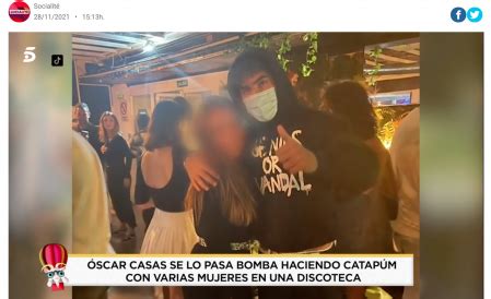 Óscar Casas se olvida de Begoña Vargas con esta chica en una discoteca