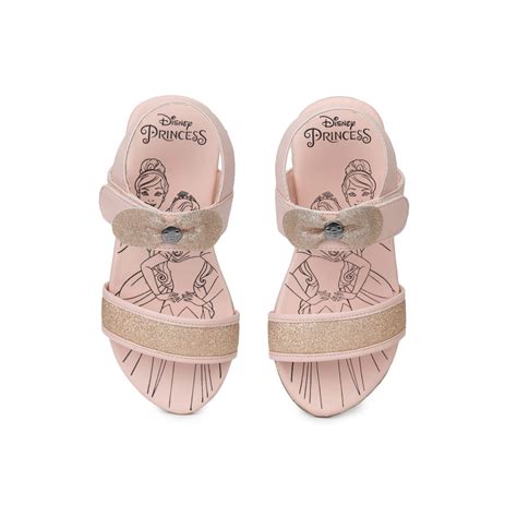 Buy toothless Disney Princess Kids Girls Peach/Gold Fashion Sandals ...