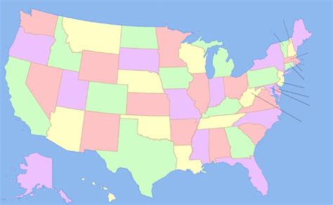 United States Map Quiz 的图像结果