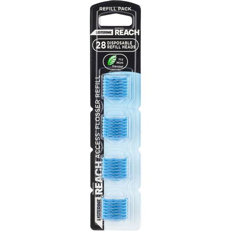 Listerine Reach Dental Floss Clean Paste Refill 28 Pack | Woolworths