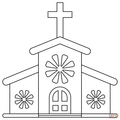 Church Coloring Page | Free Printable Coloring Pages - Coloring Home