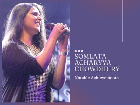 Somlata Acharyya Chowdhury Biography, Career, Age, Boyfriend, Networth ...