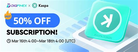 Kaspa Listed on DigiFinex — Teletype
