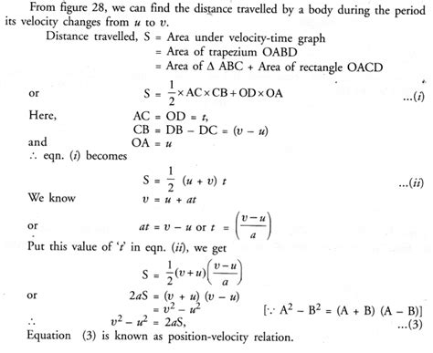 Motion Class 9 Important Questions Science Chapter 8 - Amresh Academy