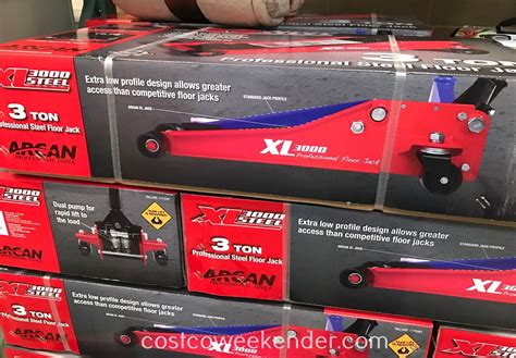 Arcan XL3000 3 Ton Professional Steel Floor Jack | Costco Weekender