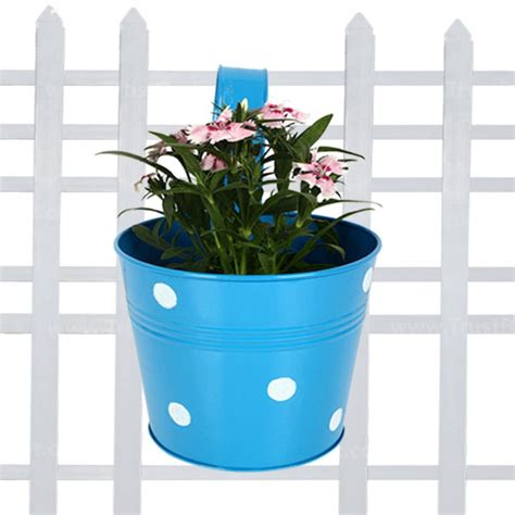 Single Railing Planter (Set of 4) - Red, Yellow, Blue & Orange ...