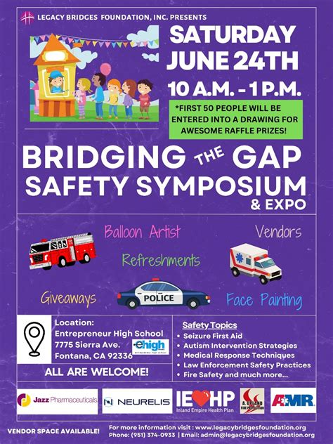 Bridging The Gap Safety Symposium & Expo, Entrepreneur High School ...
