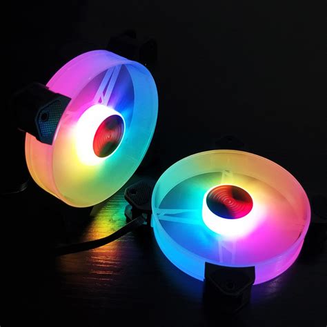Computer PC Cooler Cooling Fan RGB LED Multicolor-... – Grandado