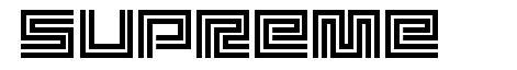 Image result for supreme font