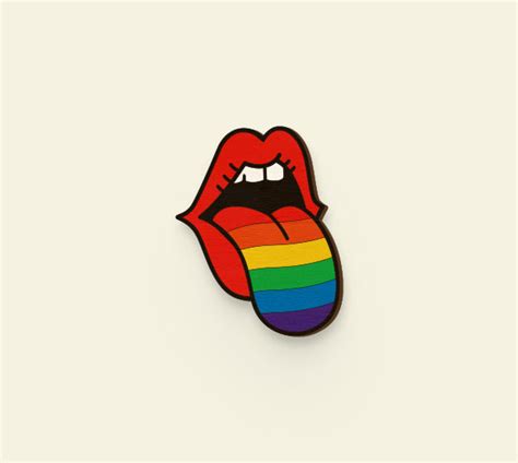Pride Tongue Pin – Say it with a Pin
