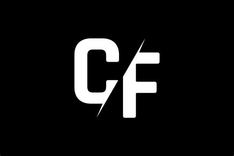 Monogram CF Logo Graphic by Greenlines Studios · Creative Fabrica ...