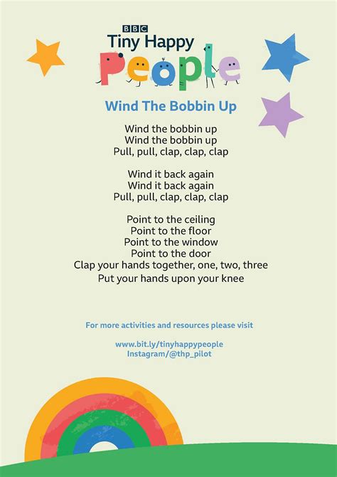 Nursery Rhyme Song Sheets To Download - BBC Tiny Happy People