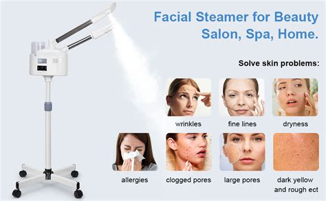 Qtavia 2 In 1 Nano Facial Steamer,A Hot And Cold Spary Facial Steamer ...