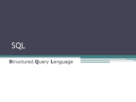 Image result for Standard Query Language