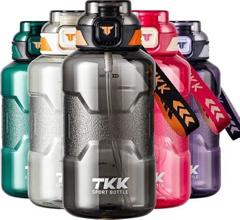 Amazon.com: TKK 50oz Sport Water Bottle Half Gallon Water Bottle Jug ...