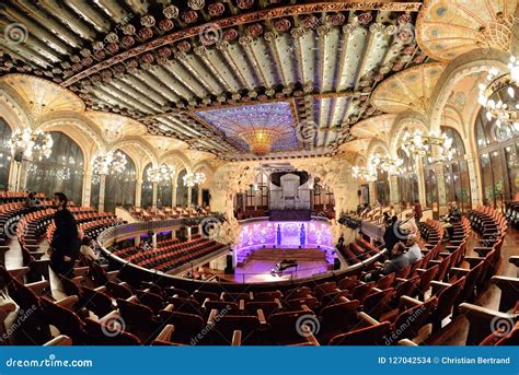 The Palau De La Musica Catalana Palace of Catalan Music a Concert Hall Designed in the Catalan ...