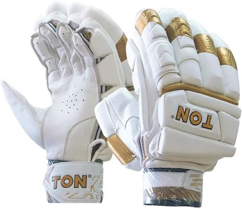 Buy SS Ton Gold Edition Cricket Batting Gloves Adult Size | Right ...
