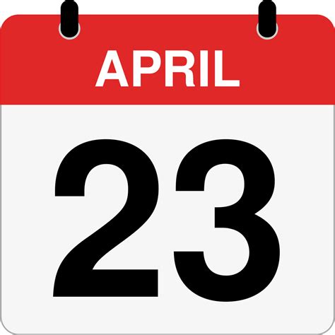 How Many Days Until April 23rd? - Inch Calculator