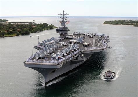 美军更新第七舰队航母 调最新型里根号驻守日本(图)|美军|海军_凤凰资讯