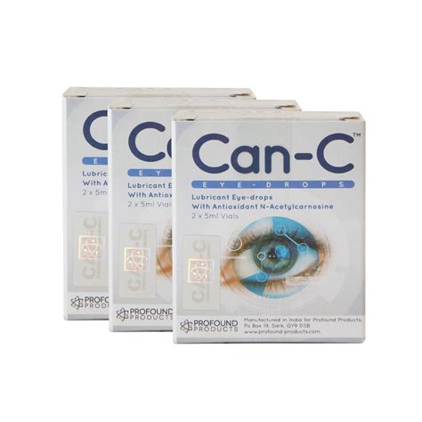 Can-C Eye Drops - Three Boxes, 6 Vials, 0.17 Fl Oz (Pack of 3) | Buy Now with Express ...