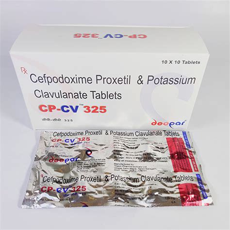 CP-CV 325 Tablets Deepar Pharmaceuticals Pvt.Ltd.