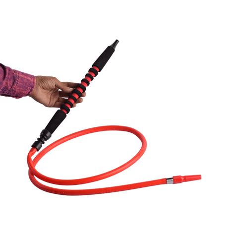 Buy Foam Handle Silicone Hookah Pipe - Red – shopdop.in
