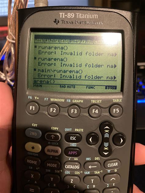 black bar on screen when some games are launched (TI-89 Titanium) : r ...