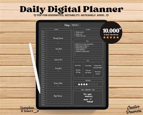 Good Notes Daily Planner Template 的图像结果