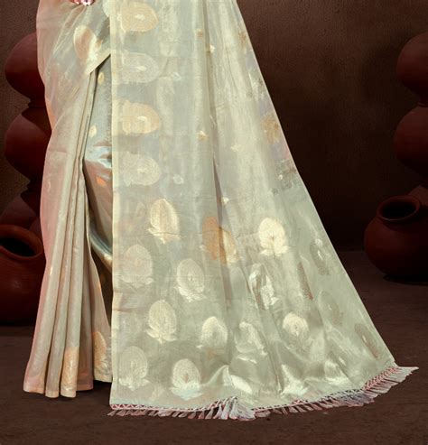 Buy Grey Munga Kota Sarees With Blouse Piece 58947 Online | Karagiri