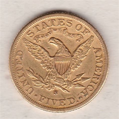 1900 S USA Five Dollars Gold Coin | Dorset Coin Company