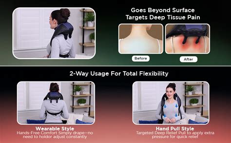 Dr Physio USA 1048 Shiatsu Electric Neck and Back Massager Machine with ...