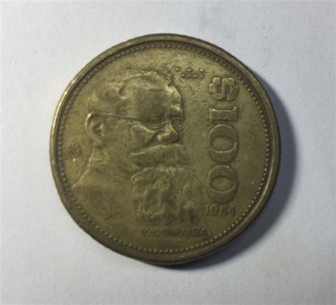 1984 100 Pesos Mexican Coin Jual Koin Kuno Meksiko 100 Peso 1984 1992