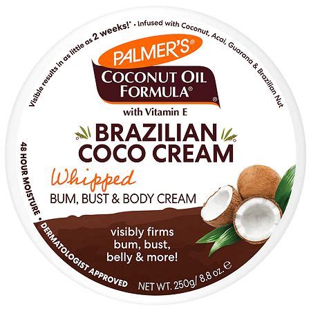 Palmer's Coconut Oil Formula Brazilian Coco Whipped Bum, Bust & Body ...