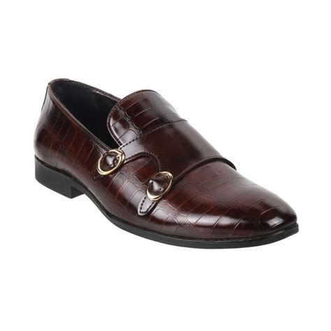 Buy Mochi Men Brown Formal Monk Online | SKU: 19-243-12-40 – Mochi Shoes