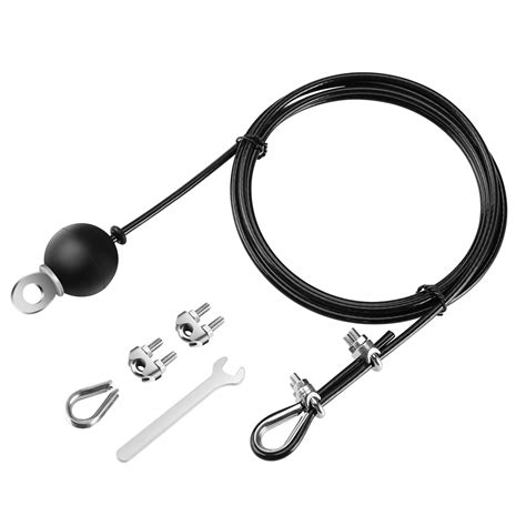 Buy Elikliv Universal 2.5meters/98inch Adjustable Pulley Cable for DIY ...