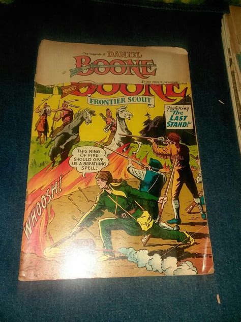 Legends of Daniel Boone Frontier Scout #5 dc comics 1956 scarce golden age | Comic Books ...