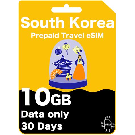 Att Sim Card 4G South Korea Travel SIM Card - 10GB 4G/LTE Data For 30 ...
