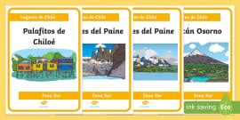 Pósters: Paisajes de la zona norte de Chile para niños