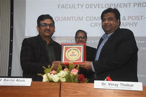 Faculty Development Programme on Quantum Computing and Post-Quantum ...