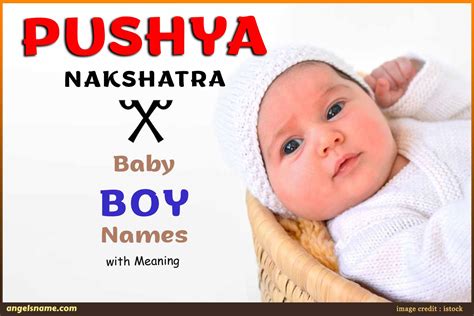 Pushya Nakshatra Baby Boy Names With Meaning | Angelsname.com